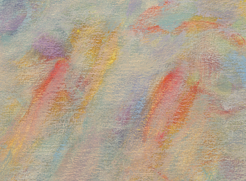 Modern Abstract Impressionist Colorful Painting Giclée Print Crop 1