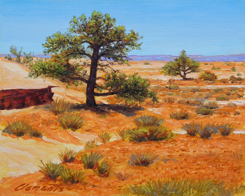 Colorful Southwest Desert Tree Painting Giclée Print